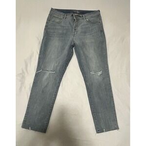 Time and Tru Size 14 Jeans High Rise Skinny Blue Denim